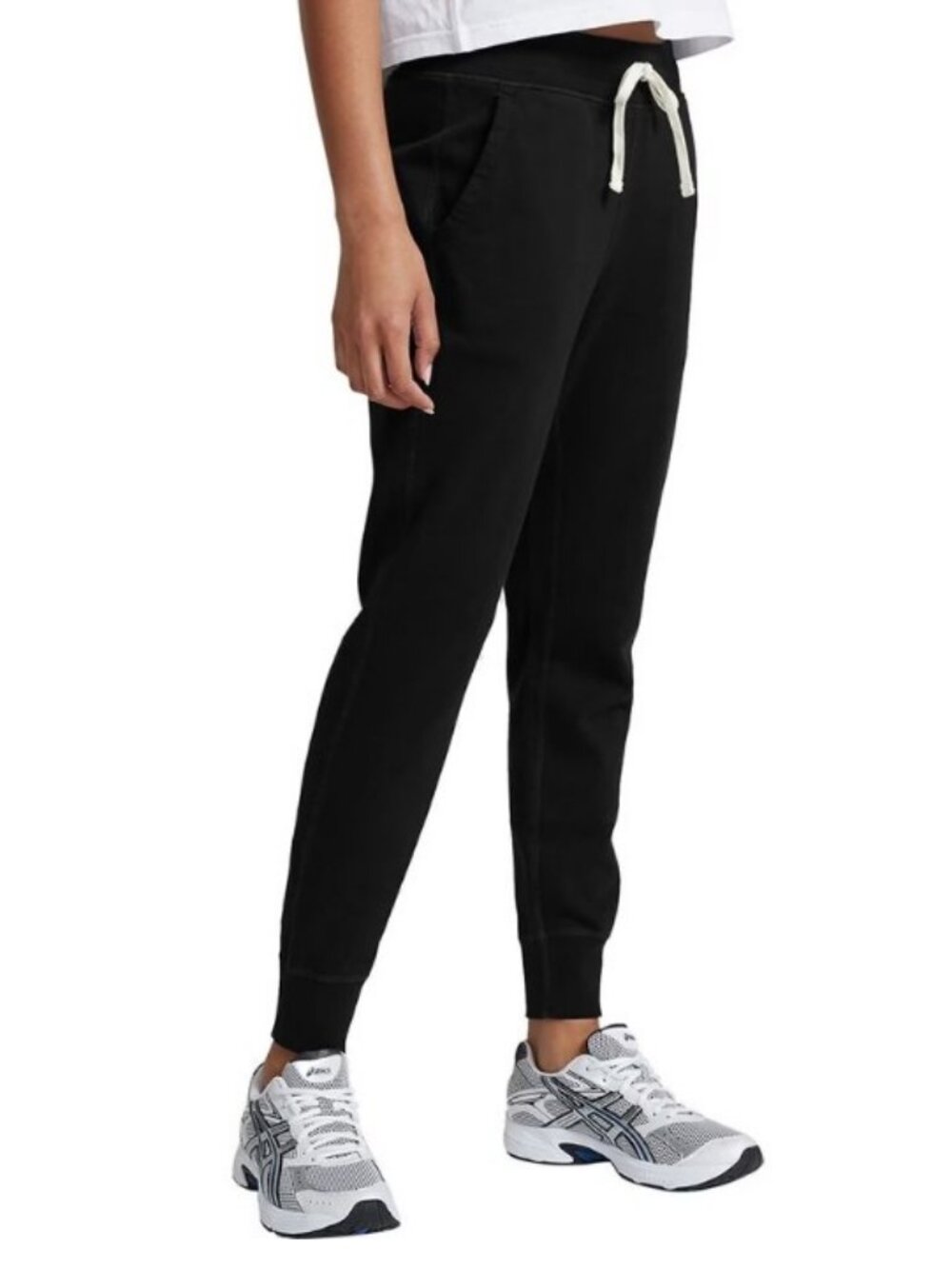 Reigning Champ Terry slim sweatpants dark navy blue women's size XS